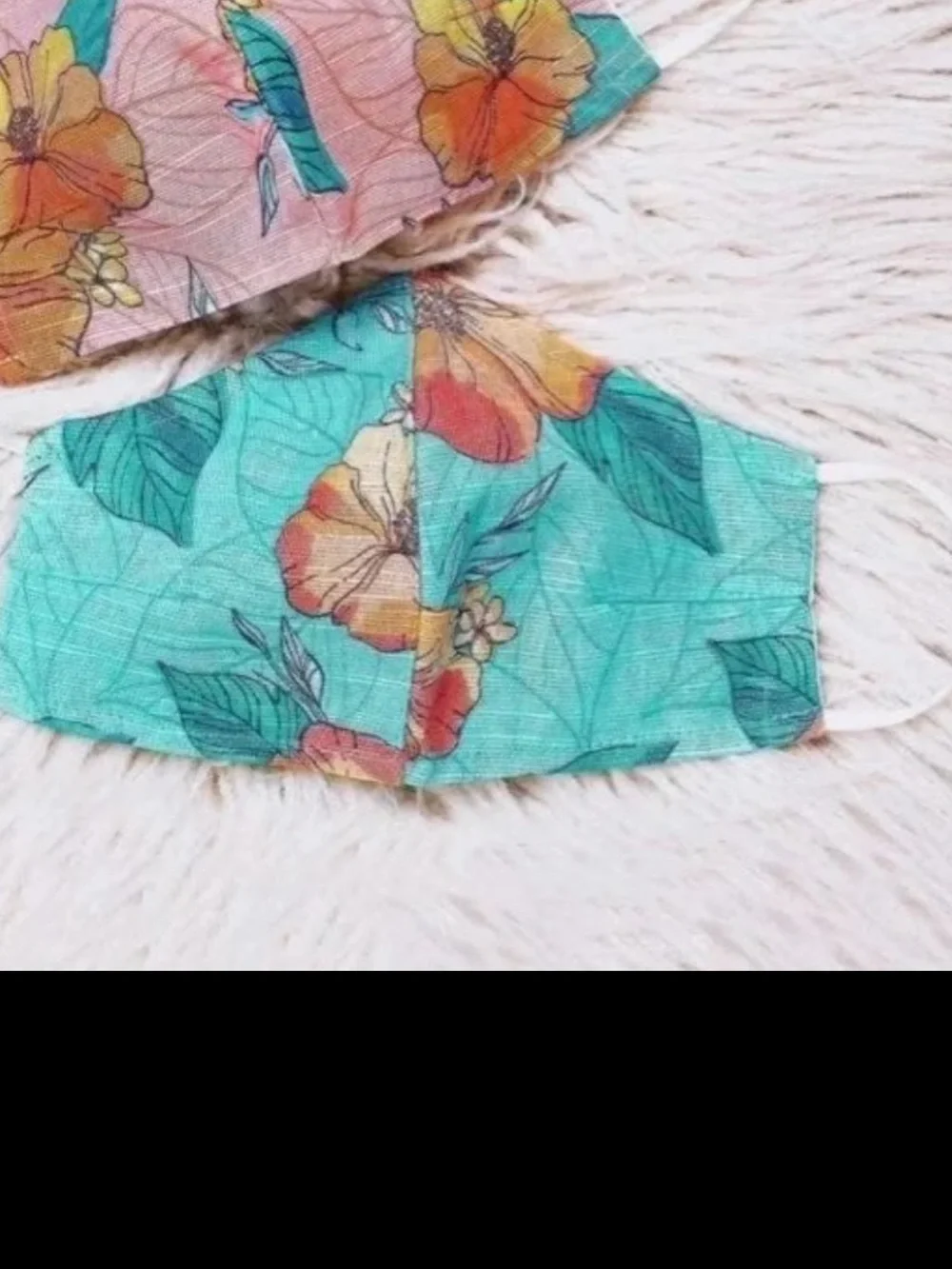 PURA VIDA & VERA BRADLEY Collaboration  Tropical Face Mask NEW! $16 set of 2